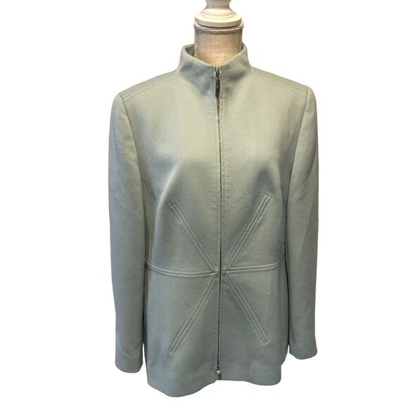 Louis Feraud Virgin Wool Blazer Jacket Large - Picture 6 of 8